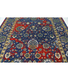 Gulshan 8'11'' X 12'2'' Power-Loomed Wool-Bamboo Silk Rug 8'11'' x 12'2'' (268 X 365) / Red / Blue
