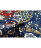Gulshan 8'11'' X 12'2'' Power-Loomed Wool-Bamboo Silk Rug 8'11'' x 12'2'' (268 X 365) / Red / Blue