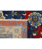 Gulshan 8'11'' X 12'2'' Power-Loomed Wool-Bamboo Silk Rug 8'11'' x 12'2'' (268 X 365) / Red / Blue