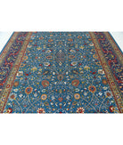 Gulshan 8'10'' X 12'1'' Power-Loomed Wool-Bamboo Silk Rug 8'10'' x 12'1'' (265 X 363) / Teal / Blue
