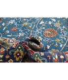 Gulshan 8'10'' X 12'1'' Power-Loomed Wool-Bamboo Silk Rug 8'10'' x 12'1'' (265 X 363) / Teal / Blue