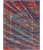 Gulshan 8'10'' X 12'3'' Power-Loomed Wool-Bamboo Silk Rug 8'10'' x 12'3'' (265 X 368) / Teal / Blue