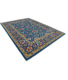 Gulshan 8'10'' X 12'3'' Power-Loomed Wool-Bamboo Silk Rug 8'10'' x 12'3'' (265 X 368) / Teal / Blue