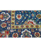 Gulshan 8'10'' X 12'3'' Power-Loomed Wool-Bamboo Silk Rug 8'10'' x 12'3'' (265 X 368) / Teal / Blue