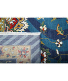 Gulshan 8'10'' X 12'3'' Power-Loomed Wool-Bamboo Silk Rug 8'10'' x 12'3'' (265 X 368) / Teal / Blue