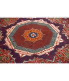 Gulshan 8'10'' X 11'11'' Power-Loomed Wool-Bamboo Silk Rug 8'10'' x 11'11'' (265 X 358) / Red / Blue