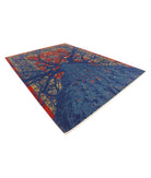 Gulshan 8'11'' X 12'4'' Power-Loomed Wool-Bamboo Silk Rug 8'11'' x 12'4'' (268 X 370) / Red / Blue
