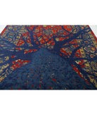 Gulshan 8'11'' X 12'4'' Power-Loomed Wool-Bamboo Silk Rug 8'11'' x 12'4'' (268 X 370) / Red / Blue