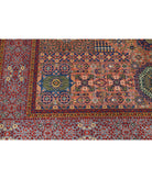 Gulshan 8'10'' X 11'11'' Power-Loomed Wool-Bamboo Silk Rug 8'10'' x 11'11'' (265 X 358) / Red / Blue