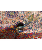 Gulshan 8'10'' X 11'11'' Power-Loomed Wool-Bamboo Silk Rug 8'10'' x 11'11'' (265 X 358) / Red / Blue