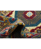 Gulshan 3'10'' X 6'0'' Power-Loomed Wool-Bamboo Silk Rug 3'10'' x 6'0'' (115 X 180) / Gold / Blue