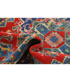 Gulshan 3'10'' X 6'0'' Power-Loomed Wool-Bamboo Silk Rug 3'10'' x 6'0'' (115 X 180) / Red / Blue