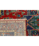 Gulshan 3'10'' X 6'0'' Power-Loomed Wool-Bamboo Silk Rug 3'10'' x 6'0'' (115 X 180) / Red / Blue