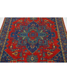 Gulshan 3'10'' X 6'0'' Power-Loomed Wool Rug 3'10'' x 6'0'' (115 X 180) / Blue / Red