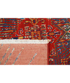 Gulshan 4'0'' X 5'9'' Power-Loomed Wool-Bamboo Silk Rug 4'0'' x 5'9'' (120 X 173) / Red / Blue