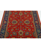 Gulshan 3'10'' X 6'0'' Power-Loomed Wool-Bamboo Silk Rug 3'10'' x 6'0'' (115 X 180) / Red / Blue