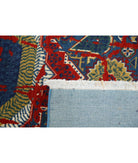 Gulshan 3'11'' X 5'9'' Power-Loomed Wool-Bamboo Silk Rug 3'11'' x 5'9'' (118 X 173) / Blue / Red