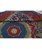 Gulshan 4'0'' X 5'9'' Power-Loomed Wool-Bamboo Silk Rug 4'0'' x 5'9'' (120 X 173) / Blue / Blue