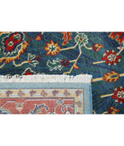 Gulshan 3'11'' X 5'10'' Power-Loomed Wool-Bamboo Silk Rug 3'11'' x 5'10'' (118 X 175) / Blue / Red