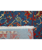 Gulshan 4'0'' X 5'9'' Power-Loomed Wool-Bamboo Silk Rug 4'0'' x 5'9'' (120 X 173) / Blue / Red