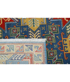 Gulshan 4'0'' X 5'9'' Power-Loomed Wool-Bamboo Silk Rug 4'0'' x 5'9'' (120 X 173) / Blue / Gold