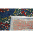 Gulshan 3'11'' X 5'9'' Power-Loomed Wool-Bamboo Silk Rug 3'11'' x 5'9'' (118 X 173) / Green / Red