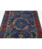 Gulshan 3'11'' X 5'9'' Power-Loomed Wool-Bamboo Silk Rug 3'11'' x 5'9'' (118 X 173) / Blue / Red