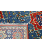Gulshan 3'10'' X 6'0'' Power-Loomed Wool-Bamboo Silk Rug 3'10'' x 6'0'' (115 X 180) / Red / Blue