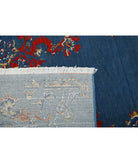 Gulshan 4'0'' X 5'9'' Power-Loomed Wool-Bamboo Silk Rug 4'0'' x 5'9'' (120 X 173) / Blue / Red
