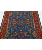 Gulshan 3'10'' X 6'1'' Power-Loomed Wool-Bamboo Silk Rug 3'10'' x 6'1'' (115 X 183) / Blue / Red
