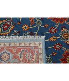 Gulshan 3'10'' X 6'1'' Power-Loomed Wool-Bamboo Silk Rug 3'10'' x 6'1'' (115 X 183) / Blue / Red
