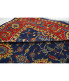 Gulshan 3'10'' X 6'1'' Power-Loomed Wool-Bamboo Silk Rug 3'10'' x 6'1'' (115 X 183) / Blue / Red
