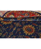 Gulshan 3'10'' X 6'1'' Power-Loomed Wool-Bamboo Silk Rug 3'10'' x 6'1'' (115 X 183) / Blue / Red