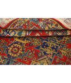 Gulshan 3'11'' X 5'9'' Power-Loomed Wool-Bamboo Silk Rug 3'11'' x 5'9'' (118 X 173) / Red / Blue