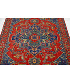Gulshan 3'1'' X 6'0'' Power-Loomed Wool-Bamboo Silk Rug 3'1'' x 6'0'' (93 X 180) / Red / Blue