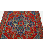 Gulshan 3'10'' X 6'0'' Power-Loomed Wool-Bamboo Silk Rug 3'10'' x 6'0'' (115 X 180) / Red / Blue