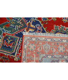 Gulshan 3'10'' X 6'0'' Power-Loomed Wool-Bamboo Silk Rug 3'10'' x 6'0'' (115 X 180) / Red / Blue