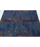 Gulshan 4'0'' X 5'10'' Power-Loomed Wool-Bamboo Silk Rug 4'0'' x 5'10'' (120 X 175) / Blue / Red