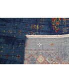 Gulshan 4'0'' X 5'10'' Power-Loomed Wool-Bamboo Silk Rug 4'0'' x 5'10'' (120 X 175) / Blue / Red