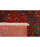 Gulshan 4'0'' X 5'9'' Power-Loomed Wool-Bamboo Silk Rug 4'0'' x 5'9'' (120 X 173) / Red / Blue
