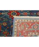 Gulshan 3'11'' X 5'10'' Power-Loomed Wool-Bamboo Silk Rug 3'11'' x 5'10'' (118 X 175) / Blue / Red