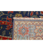 Gulshan 3'10'' X 6'0'' Power-Loomed Wool-Bamboo Silk Rug 3'10'' x 6'0'' (115 X 180) / Red / Blue