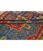 Gulshan 3'10'' X 6'0'' Power-Loomed Wool-Bamboo Silk Rug 3'10'' x 6'0'' (115 X 180) / Red / Blue