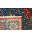 Gulshan 3'10'' X 6'0'' Power-Loomed Wool-Bamboo Silk Rug 3'10'' x 6'0'' (115 X 180) / Red / Blue