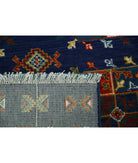 Gulshan 3'10'' X 6'0'' Power-Loomed Wool-Bamboo Silk Rug 3'10'' x 6'0'' (115 X 180) / Blue / Red