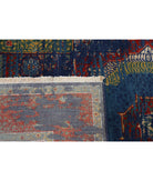 Gulshan 3'11'' X 5'9'' Power-Loomed Wool-Bamboo Silk Rug 3'11'' x 5'9'' (118 X 173) / Blue / Red