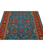 Gulshan 3'10'' X 6'1'' Power-Loomed Wool-Bamboo Silk Rug 3'10'' x 6'1'' (115 X 183) / Blue / Red