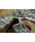 Gulshan 3'10'' X 6'0'' Power-Loomed Wool-Bamboo Silk Rug 3'10'' x 6'0'' (115 X 180) / Green / Gold