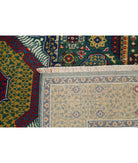 Gulshan 3'10'' X 6'0'' Power-Loomed Wool-Bamboo Silk Rug 3'10'' x 6'0'' (115 X 180) / Green / Gold
