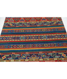 Gulshan 4'0'' X 5'10'' Power-Loomed Wool-Bamboo Silk Rug 4'0'' x 5'10'' (120 X 175) / Blue / Green